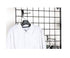 NAHANCO Metal GWH8B 8" Black Gridwall Peg Hooks (Pack of 12)...
