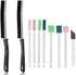 Crevice Cleaning Brushes Tool kit Small Brush Disposable Toilet Brush Deep Cleaning Brush Shower Nozzle Anti-Clogging Pore Gap for Gap Corner of S...