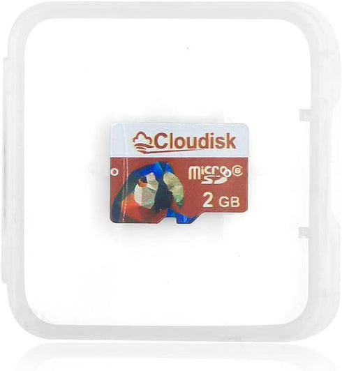 Pack of 2 Parrot-Prime Micro SD Card 2GB Flash Memory Card C6 with SD Adapter (2GB)...