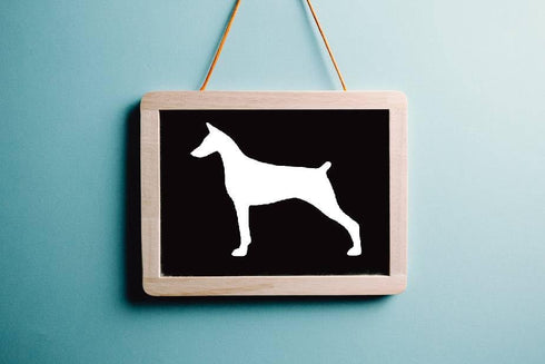 Doberman Style Design Stencil, 8-Inch, Reusable Mylar Cutout for Art, Crafts & DIY Projects...