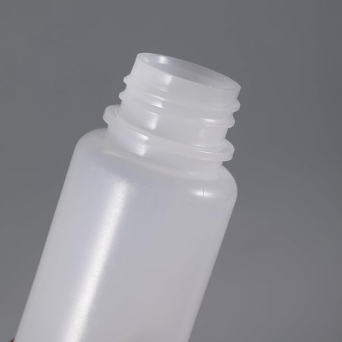 4.2 oz Wide Mouth Lab Reagent Bottle, Laboratory Grade Chemical Container, Sealed Leak-proof Translucent HDPE Bottle, Pill Bottle, Water Sample Bo...