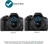 Acuvar 55mm and 58mm Digital Tulip Flower Lens Hood for Nikon D3500, D5600, D3400 DSLR Camera with Nikon 18-55mm f/3.5-5.6G VR AF-P DX and Nikon 7...