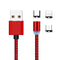 Best Sellers 3 in 1 LED Magnetic Charging Cable for iPhone Android Charger USB Cable Fast Charging Type C Data Cable...