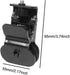 2 Pack Selfie Light Clip Mount Holde with 1/4 Screw Connector Attachment Clamp Stand for Monitor Camera Screen LCD Display Top Fill Light Flash We...