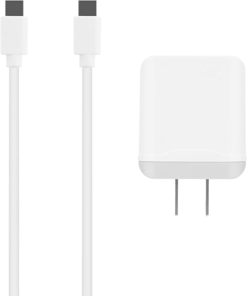 AT&T 15W Premium Wireless Charging Pad for Apple iPhone, Google Pixel, and Samsung Galaxy with Type C to C Cable (White)......