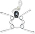 Display Buddie Adjustable Wall Plate Hanger - Secure For Oval Square Round Rectangle Wall Display - Steel - Silicone Hooks - Small 9"-13" up to 8 ...