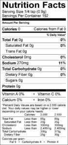 Rosemary & Basil Seasoned Sea Salt SP9068...