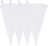 4 Pack Canvas Cloth Piping Bags Reusable Pastry Bags Fabric Icing Bags, Tipless Piping Bags for Baking, 12 inch Cake Piping Bags Cake Decorating B...