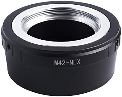 M42 to NEX Lens Adapter, Compatible with M42 (42x1mm) Screw Mount Lens to E-Mount Camera A6300,A7,A7R, A7II,A7S, A7M2,NEX-7,NEX-6,NEX-5,NEX-3...