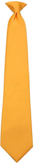 Mens Solid Color Clip On Easy to Remove Clip Necktie Ties...