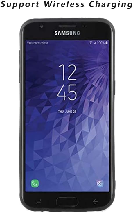 ELISORLI Compatible with Samsung Galaxy J3 Orbit J 3 Star 2018 3J Achieves Case Rugged Thin Cell Anti-Slip Rubber TPU Mobile Phone Cover for Glaxa...