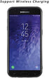ELISORLI Compatible with Samsung Galaxy J3 Orbit J 3 Star 2018 3J Achieves Case Rugged Thin Cell Anti-Slip Rubber TPU Mobile Phone Cover for Glaxa...