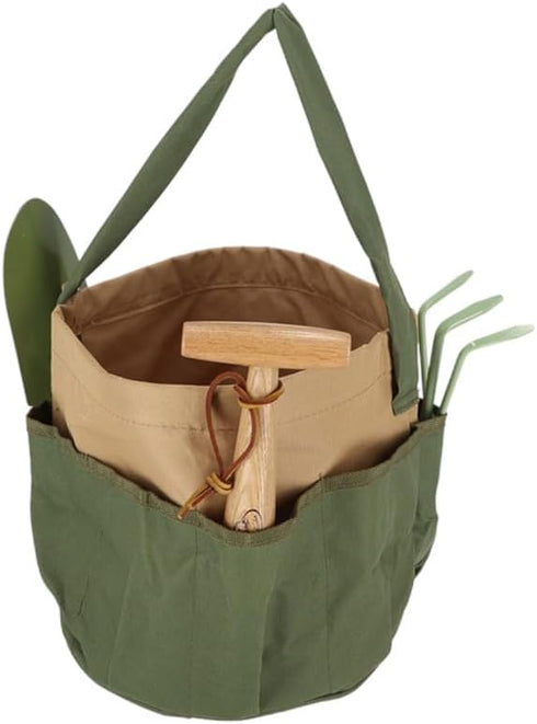 Esschert Design Canvas Round Tool Bag...