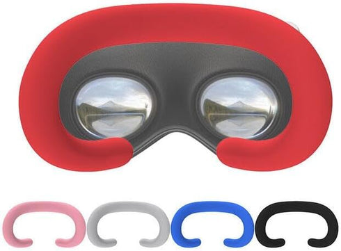 Silicone Eye Mask for Apple Vision Pro,Silicone Face Pad Cover,Sweat Proof, Light Leakage Proof,Replaceable VR Accessories (Red)......