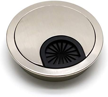 LC LICTOP 2Pcs Round Grommet Desk Cable Hole Cover for Wire Organizer Computer Desk Wires,Fits 2.4" Hole...