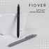 FIOVER Gel Pens,6Pcs Pens Fine Point Smooth Writing Pen, 0.5mm Black Gel Ink Pens High-End Series Pens Ballpoint, Pens for Journaling Note Taking,...