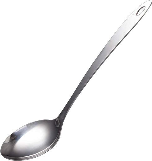IMEEA Large Cooking Spoon Stainless Steel Basting Spoon for Cooking Serving Spoon, 12.8-Inch...