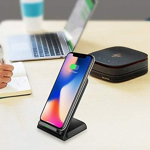 BoxWave Charger Compatible with Unihertz Titan - Wireless QuickCharge Stand (10W), No Cord; no Problem! Charge Your Phone with Ease! for Unihertz ...