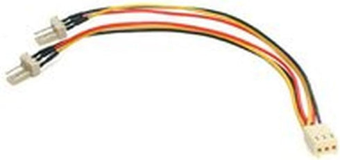 StarTech.com 6in TX3 Fan Power Splitter Cable - Fan Power Splitter - 3 pin Internal Power (F) to 3 pin Internal Power (M) - 5.9 in - TX3SPLITTER...