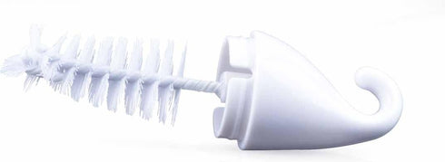 Nuby, Baby Bottle and Nipple Brush with Sponge Tip and Hook Base, Colors May Vary...