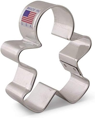 Happy Gingerbread Man Cookie Cutter, 3" by Ann Clark Cookie Cutters...