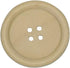 Chenkou Craft 20pcs 50mm 2" Round Natural Wood Buttons 4 Holes Craft Sewing Button (50mm)...