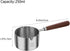 250ML Sauce Pan Saucepan Stainless Steel Sauce Pot Double Spout Oil Pan Warming Pot Frothing Pitcher Dishwasher Safe for Home Kitchen Cookware Acc...