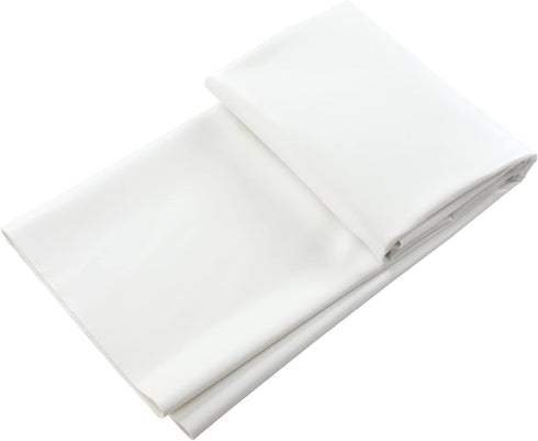 Vinyl Faux Leather Sheets:White Smooth Faux Leather Fabric Waterproof 54" x 36" Vinyl Upholstery Leather Soft Synthetic for Upholstery Car, Bags,D...