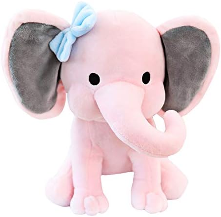 Stuffed Elephant Animal Plush Toys 9 Inch (Pink)...