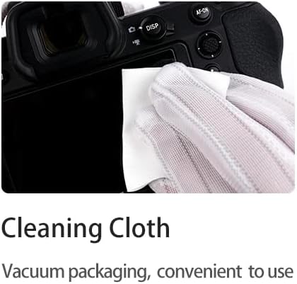 Kase 50 Pack Optical Microfiber Lens Cleaning Cloth Individually Vacuum Sealed 10cm x 10cm...