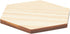 Bright Creations 15 Pack Unfinished Wooden Hexagon Cutouts for Crafts, 1/4" Thick for Wood Burning, Engraving (4 x 4 in)...