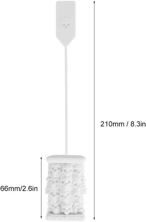 Tea Strainer,Silicone Detachable Tea Leaf Filter Diffuser with, Unique Skull Shape Loose Leaf Tea Infuser for Grain Tea Cups, Mugs, and Pots...