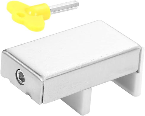 WANLIAN 1PCS Door Window Lock Stopper Adjustable Thick Sliding Safety Anti theft Children Security LockChild Plastic Steel Aluminium Rails Limit W...