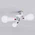 CLWHJ-360 Degrees Adjustable 3 in 1 E26/E27 Splitter Socket Adapter. E26/E27 Standard LED Bulbs 360 Degrees Adjustable 180 Degree Bendable Max Wat...