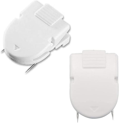 Mike Panel Cubicle Clip for Fabric Panels, Standard Size, 40-Sheet Capacity, Pack of 20, White...
