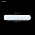 MECCANIXITY Magnetic Stirrer Mixer Stir Bar Rod 30mm/1.18" Cylinder Shape PTFE Coating Magnet White for Laboratory 8Pcs...