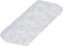 Szecl 8Pcs/Set Ring Silicone Molds for Epoxy Resin Assorted Sizes Ring Mold in US Size 5-12 Circle Jewelry Casting Mold for DIY Ring Making Round ...