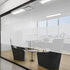 LEMON CLOUD Privacy Window Film Self-adhesive No-Glue Static Cling Stripe Pattern Frosted Window Film Decorative Privacy Glass Film for Office Hom...