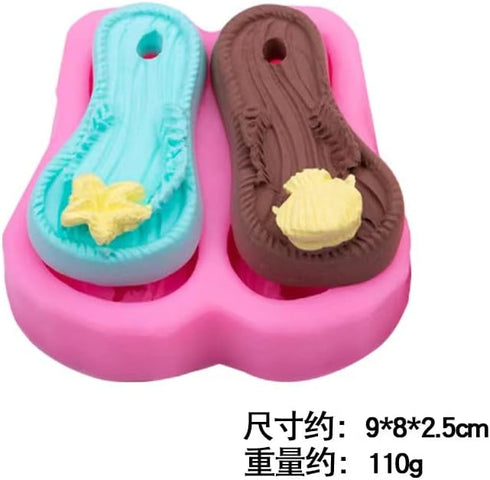 Silicone Mold, halloween soap molds, The Sliper shape Soap Hawaii theme Mould, Easy to Demolding, Easy to Clean, Craft Silicone Soap Mould DIY Han...
