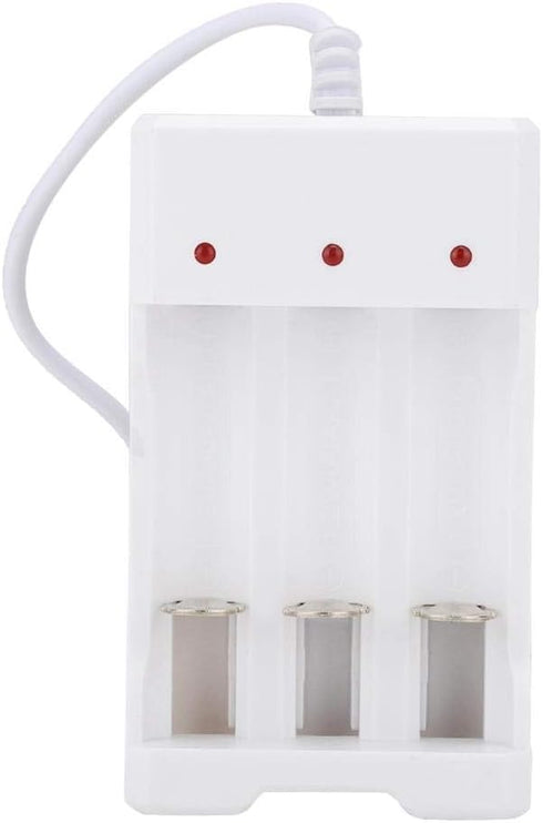 Portable Universal Rechargeable 3.6V Three Slots AA and AAA Battery Smart Charger......