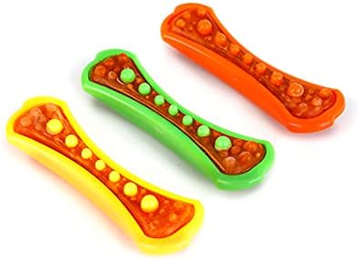 Hartz Chew 'n Clean Dental Duo Dog Treat & Chew Toy, Color Varies, Medium, 3 Pack...