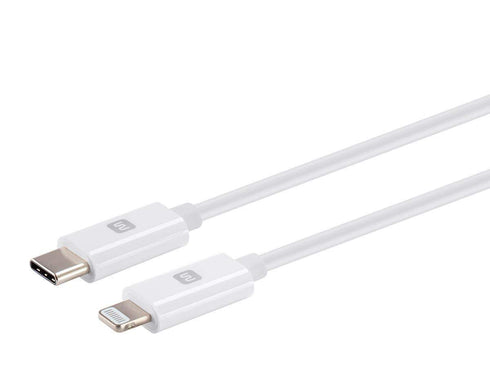 Monoprice Apple MFi Certified Lightning to USB Type-C Rapid Charge and Sync Cable - Compatible with iPhone 13, Pro, Pro Max, AirPods Pro, iPad wit...