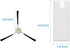 Replacement Parts Accessories Compatible with Lefant M210 M210S M210B M213 Robot Vacuum Cleaner Mop, 10 Brushes and 6 Hepa Filters 2 Mops...