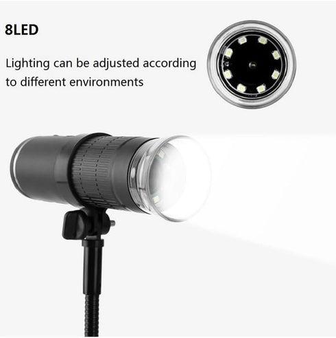 Portable WiFi Digital Microscope, 1000X Zoom HD 1080P Electronic Microscope, Black...