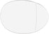 X AUTOHAUX Car Rearview Mirror Glass Replacement with Backing Plate Heated Right Passenger Side for BMW for Mini Cooper Countryman Clubman...
