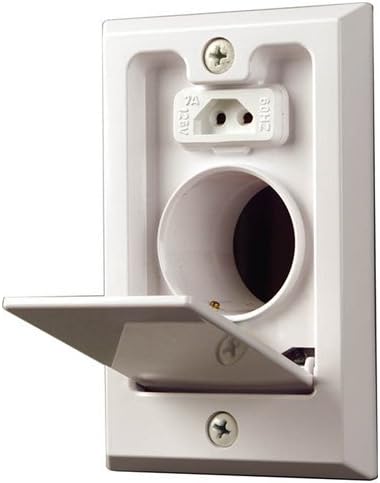 NuTone CI358 Central Vacuum Direct Connect Electrified Inlet White...