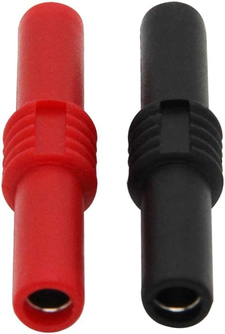 10Pcs Insulated 4mm Banana Jack Female to Female Banana Socket Connectors Coupler for 4MM Banana Plug Extension Adapters...