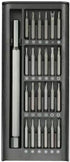 Black 25In 1 Screwdriver Set Precision Magnetic Screw Driver Bits Mini Tool Case Dismountable For Screwdrivers and Nut Drivers Smart Home PC Phone...