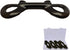 Black Double Ended Bolt Snaps Hook 3.5inch,8Pcs Zinc Alloy Trigger Chain,Multipurpose Metal Clips Key Holder,Pet Leash Connection,Nickel Plated,Lo...