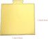 100-Pack Mini Cake Base Boards, Gold Mousse Cake Cardboard Set, Ideal for Dessert Buffet, Wedding, Parties, Catering Supplies (mixing set)...